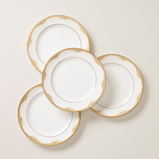 Lenox British Colonial Bamboo Dinner Plates, Set of 4, porcelain