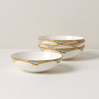 Lenox British Colonial Bamboo Fruit Bowls, Set of 4, porcelain