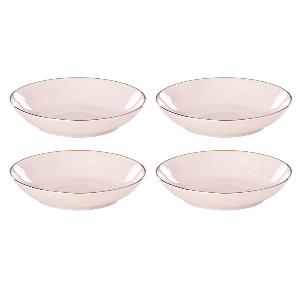 Lenox Trianna Blush Pasta Bowls, Set of 4, porcelain