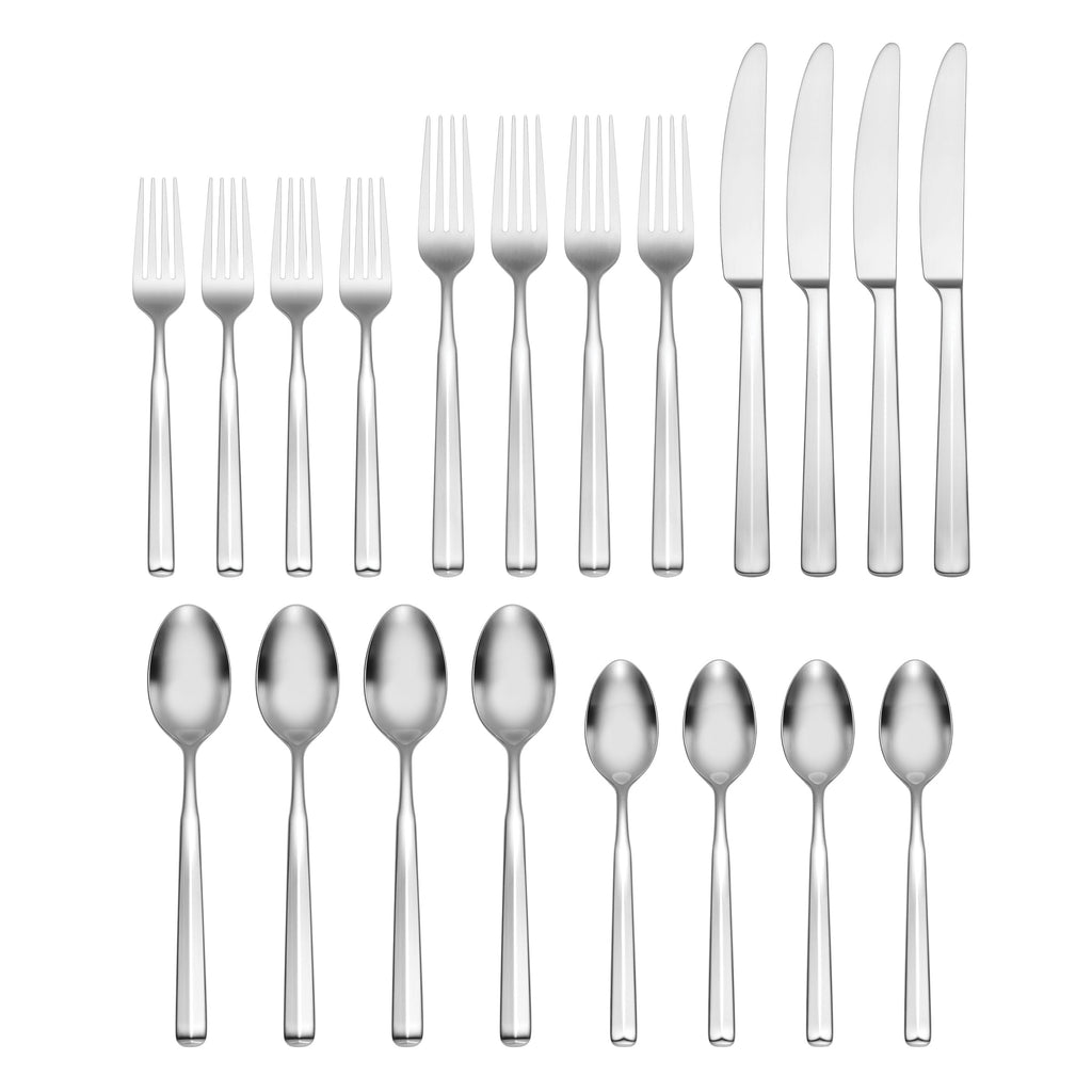 Oneida Ryder Satin 20-Piece Flatware Set, 18/0 stainless steel (view 4)