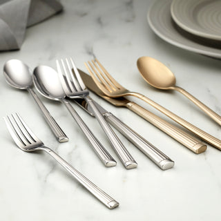 Oneida Robyn Champagne Mist Satin 20-Piece Flatware Set, 18/0 stainless steel (view 2)
