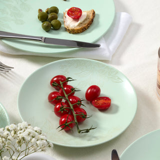 Oneida Roseto Soft Sage 12-Piece Dinnerware Set, stoneware (view 4)