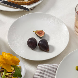 Oneida Roseto White 12-Piece Dinnerware Set, stoneware (view 5)