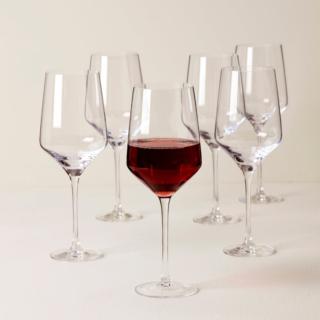 Lenox Tuscany Classics Angled Wine Glasses, Set of 6, european glass (view 2)