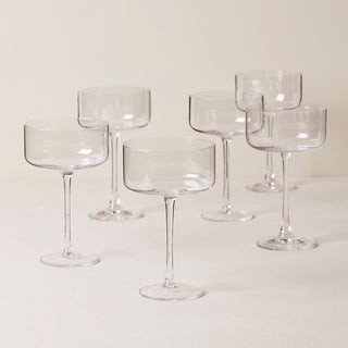 Lenox Tuscany Classics Straight Coupe Glasses, Set of 6, european glass