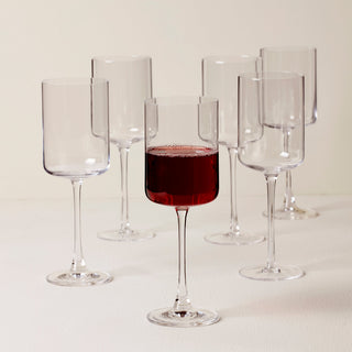 Lenox Tuscany Classics Straight Red Wine Glasses, Set of 6, european glass (view 2)