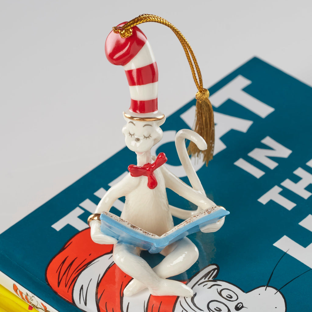 Lenox Cat In The Hat Ornament, porcelain (view 3)