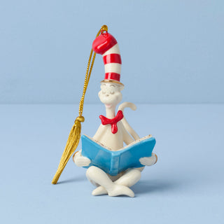 Lenox Cat In The Hat Ornament, porcelain