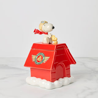 Lenox Chef Snoopy Figural Cookie Jar, porcelain