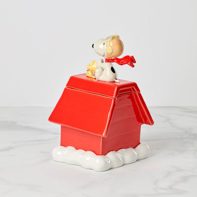 Lenox Chef Snoopy Figural Cookie Jar, porcelain (view 2)