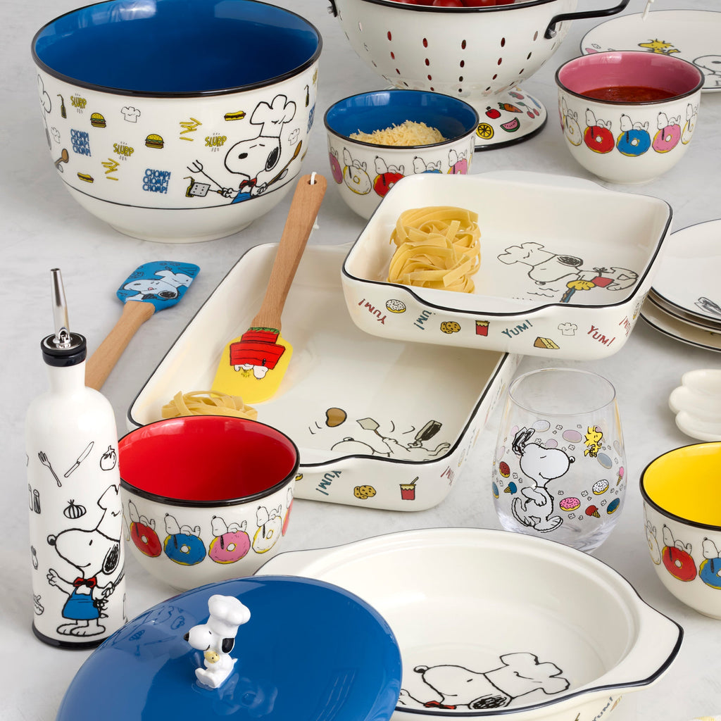 Lenox Chef Snoopy 3-Piece Bowl Set, porcelain (view 3)