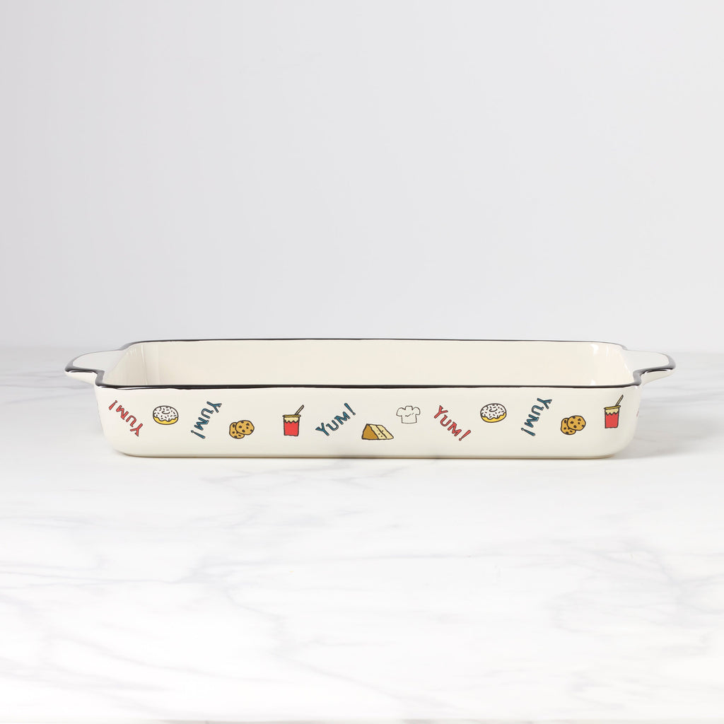 Lenox Chef Snoopy Rectangular Baker, stoneware (view 2)