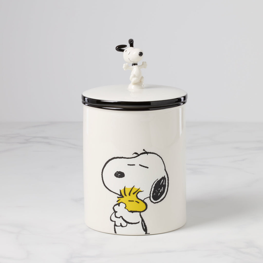 Lenox Chef Snoopy Small Canister, porcelain