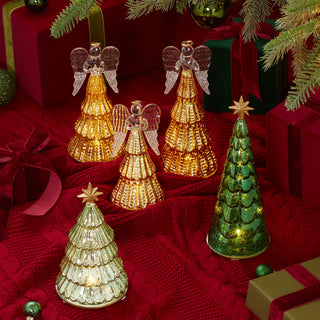 Lenox Radiant Light Mercury Tree Lit Figurine, glass (view 2)