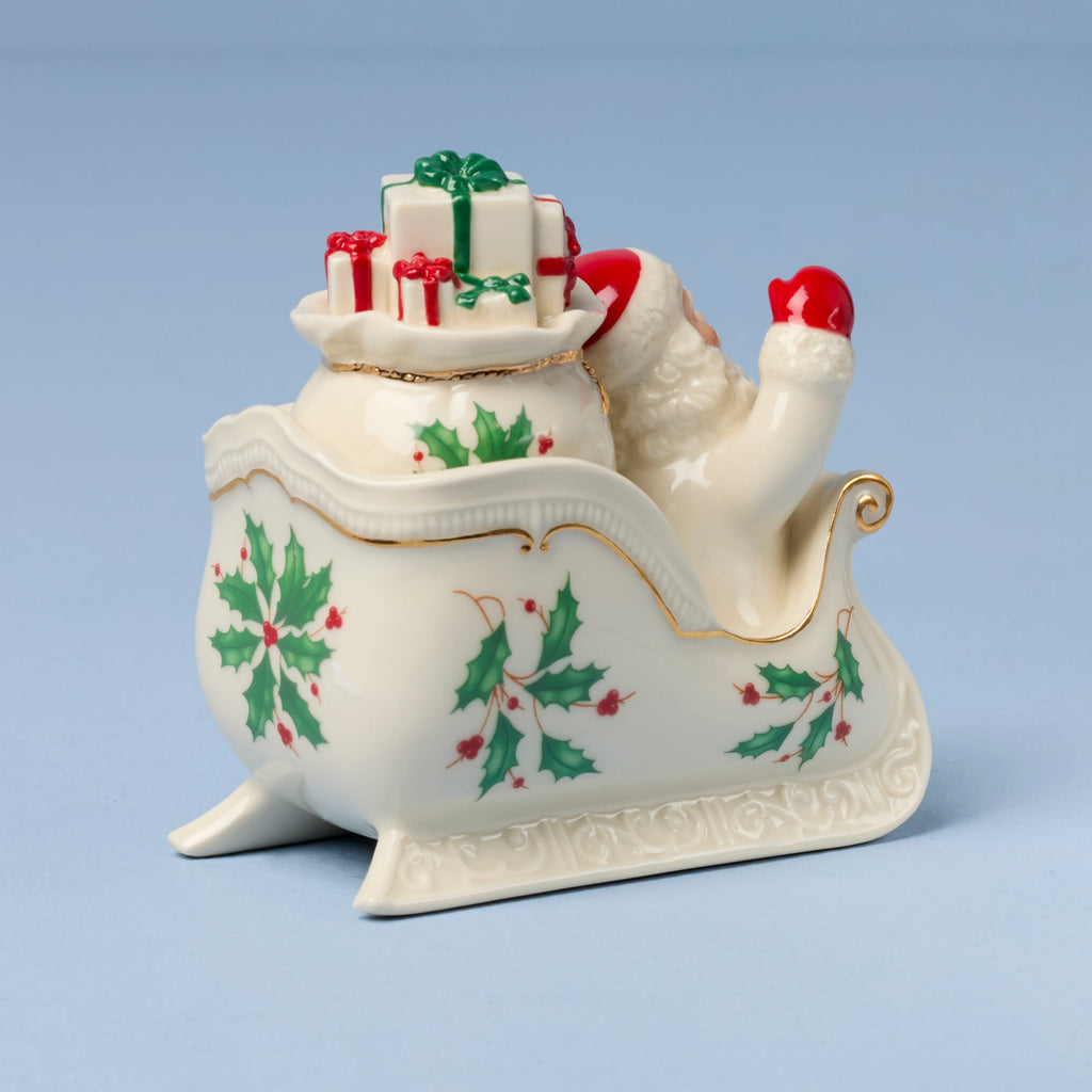 Lenox Holiday Santa Salt & Pepper Set, porcelain (view 3)