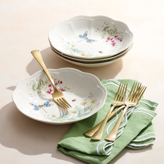 Lenox Butterfly Meadow Herbs Pasta Bowls, Set of 4, porcelain (view 4)