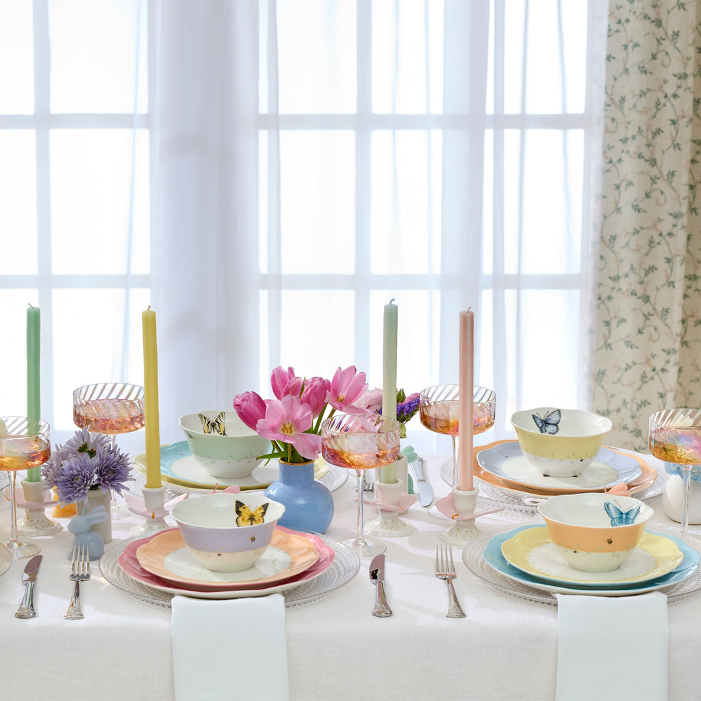 Lenox Butterfly Meadow Colors 18-Piece Dinnerware Set, porcelain (view 2)