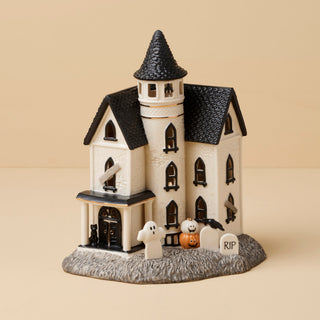 Lenox Vintage Halloween Lit Manor Figurine, porcelain