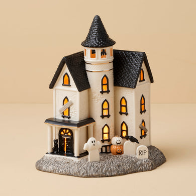 Lenox Vintage Halloween Lit Manor Figurine, porcelain (view 2)
