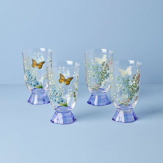 Lenox Butterfly Meadow Herbs Tall Tumblers, Set of 4, glass (view 2)