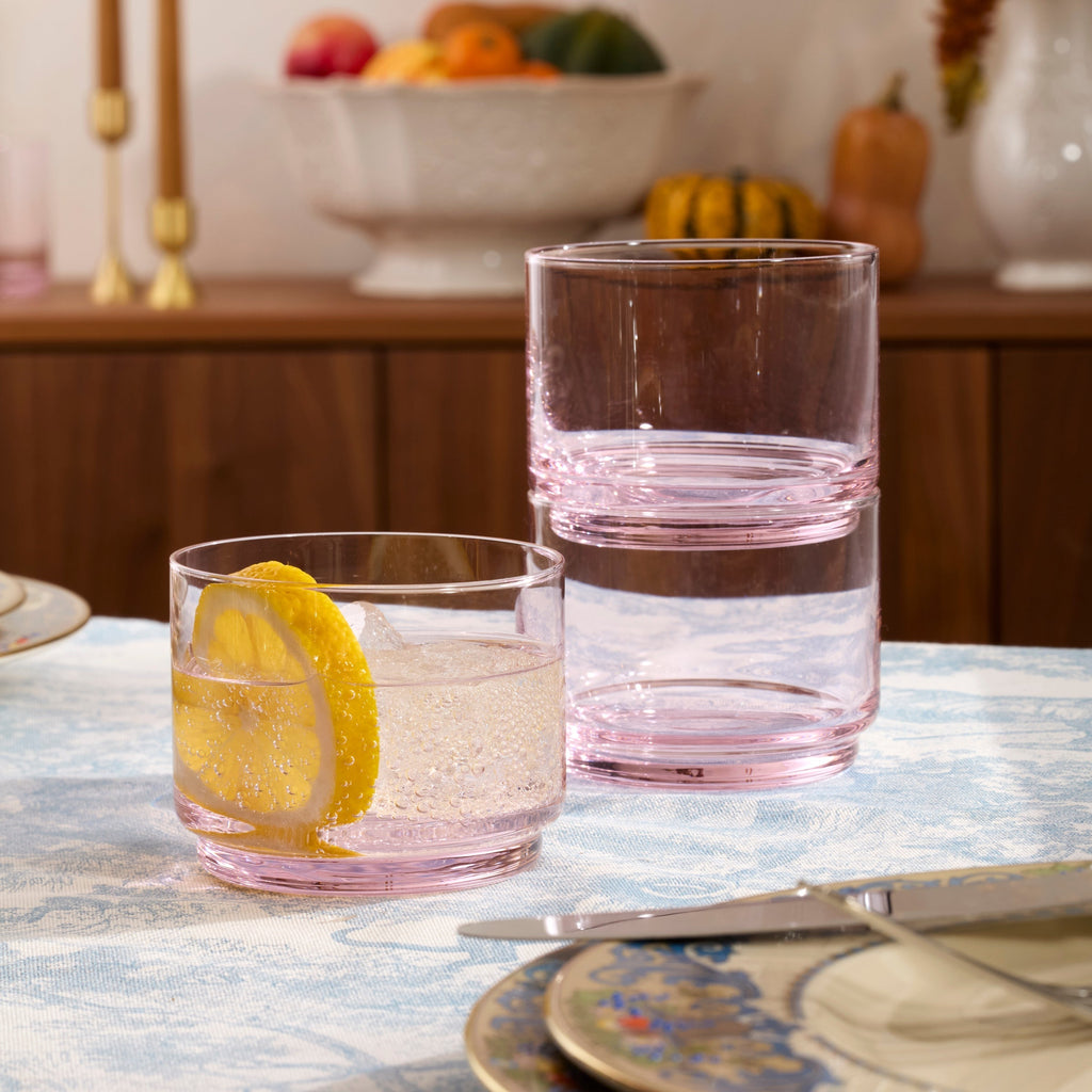 Lenox Tuscany Stackable Blush Short Glasses, Set of 4, glass (view 4)
