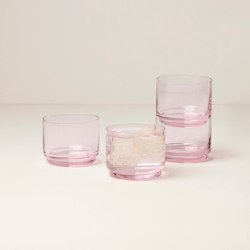 Lenox Tuscany Stackable Blush Short Glasses, Set of 4, glass (view 2)