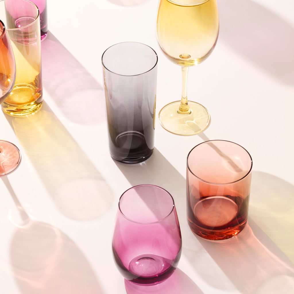 Oneida Golden Hour Stemless Wine Glasses, Set of 4, glass (view 4)