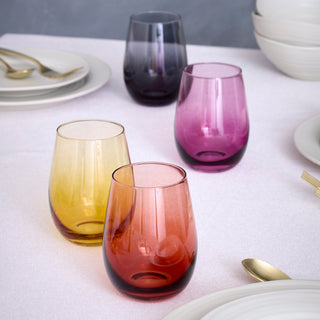 Oneida Golden Hour Stemless Wine Glasses, Set of 4, glass (view 3)