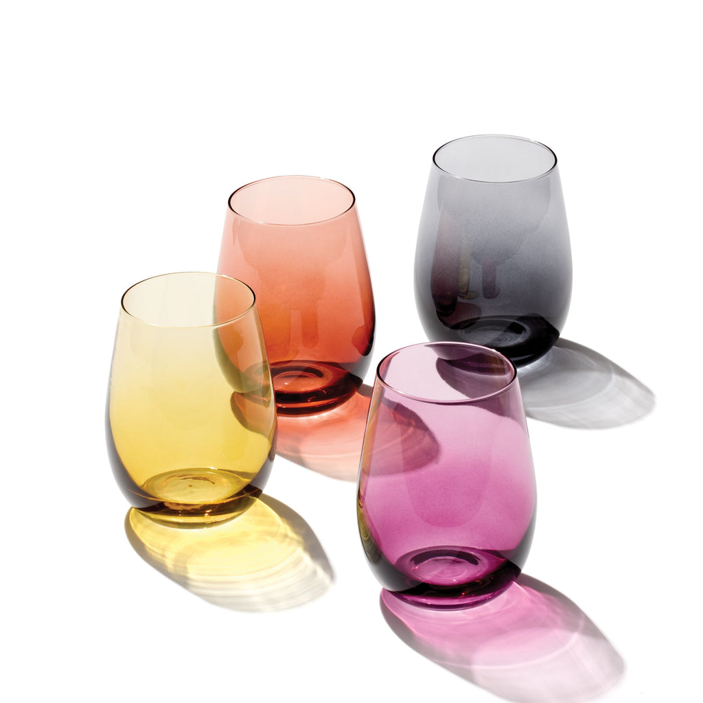Oneida Golden Hour Stemless Wine Glasses, Set of 4, glass (view 5)