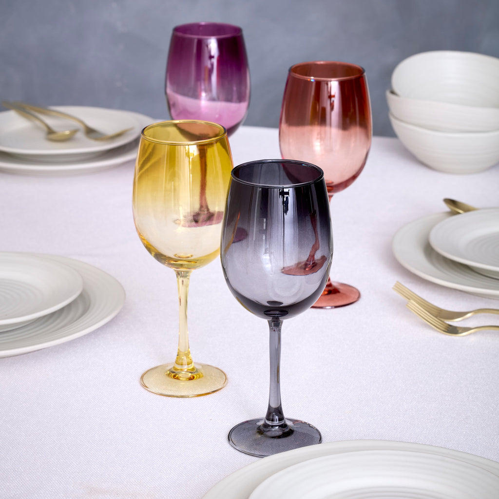 Oneida Golden Hour All-Purpose Wine Glasses, Set of 4, glass (view 4)