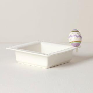 Lenox Profile Poppers Square Bowl & Easter Egg Set, porcelain