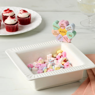 Lenox Profile Poppers Square Bowl & Heart Candy Set, porcelain (view 2)