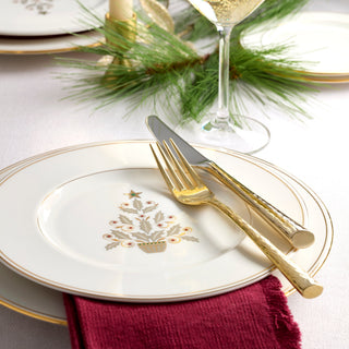 Lenox Federal Gold Tree Accent Plates, Set of 4, bone china (view 2)