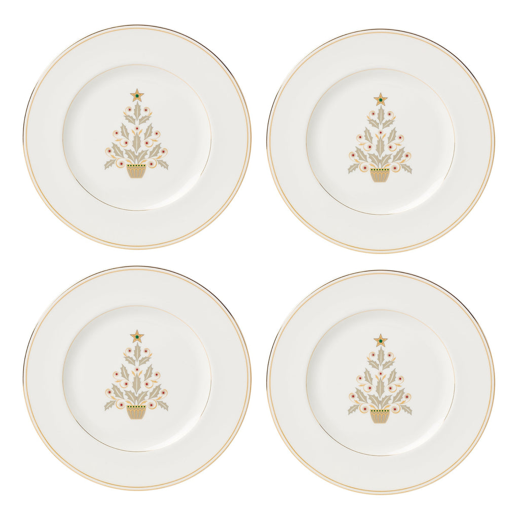 Lenox Federal Gold Tree Accent Plates, Set of 4, bone china (view 5)