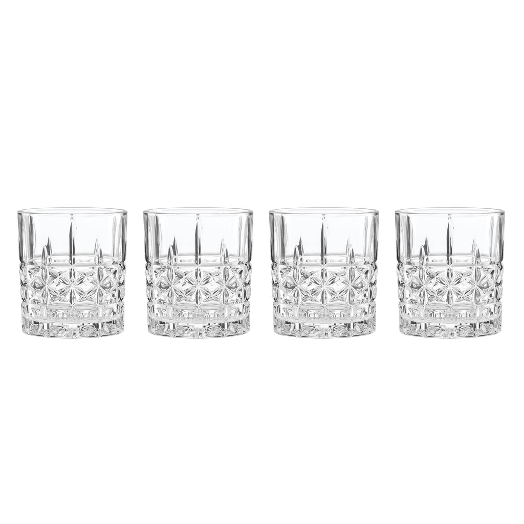 Oneida Apollo Double Old-Fashioned Glasses, Set of 4, glass