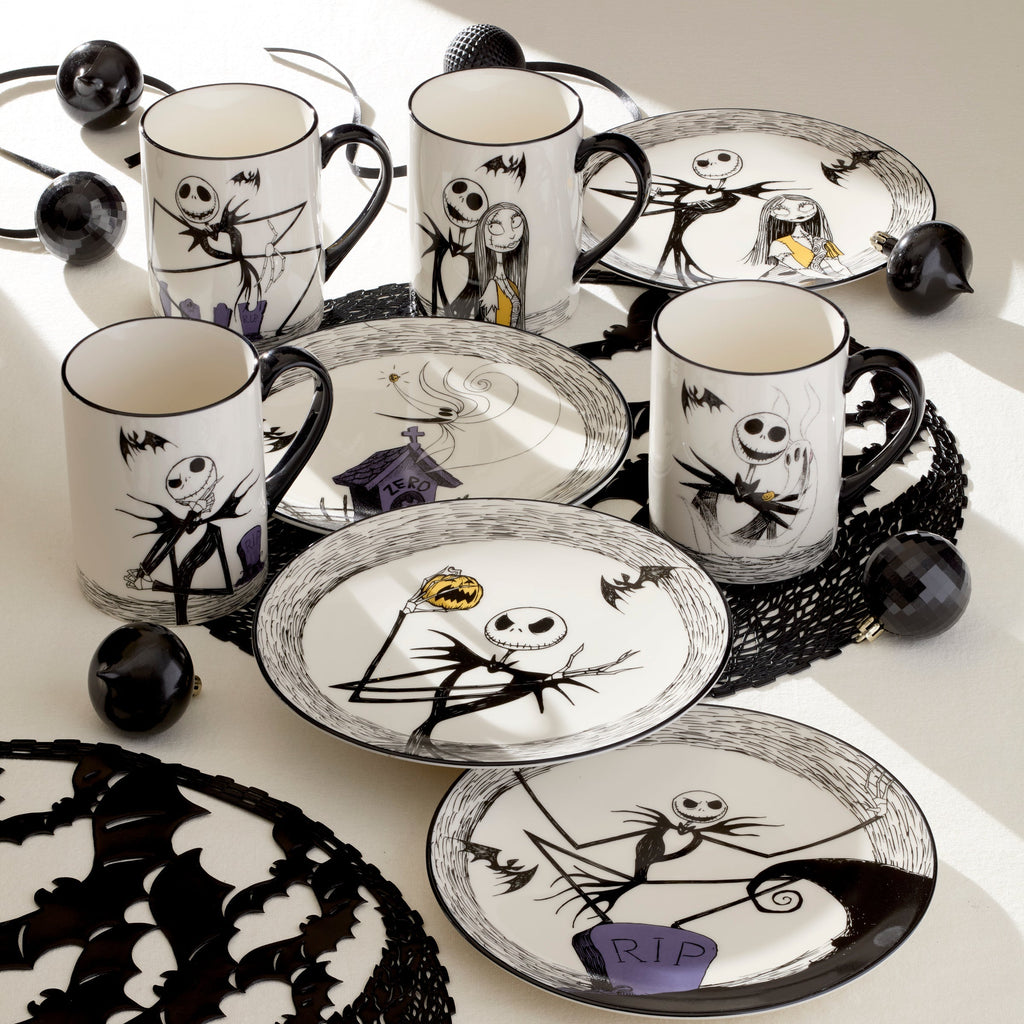 Lenox Nightmare Before Christmas Accent Plates, Set of 4, porcelain (view 2)
