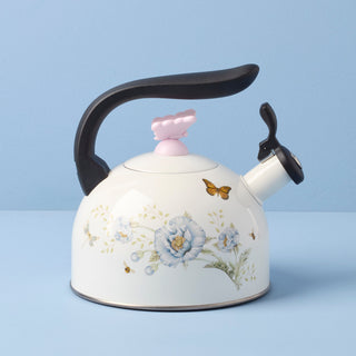 Lenox Butterfly Meadow Tea Kettle, enamelware