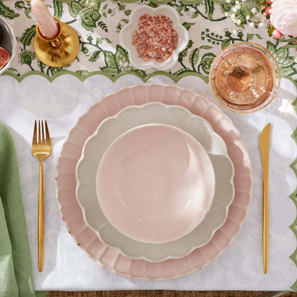 Lenox French Perle Scallop White Accent Plates, Set of 4, stoneware (view 2)
