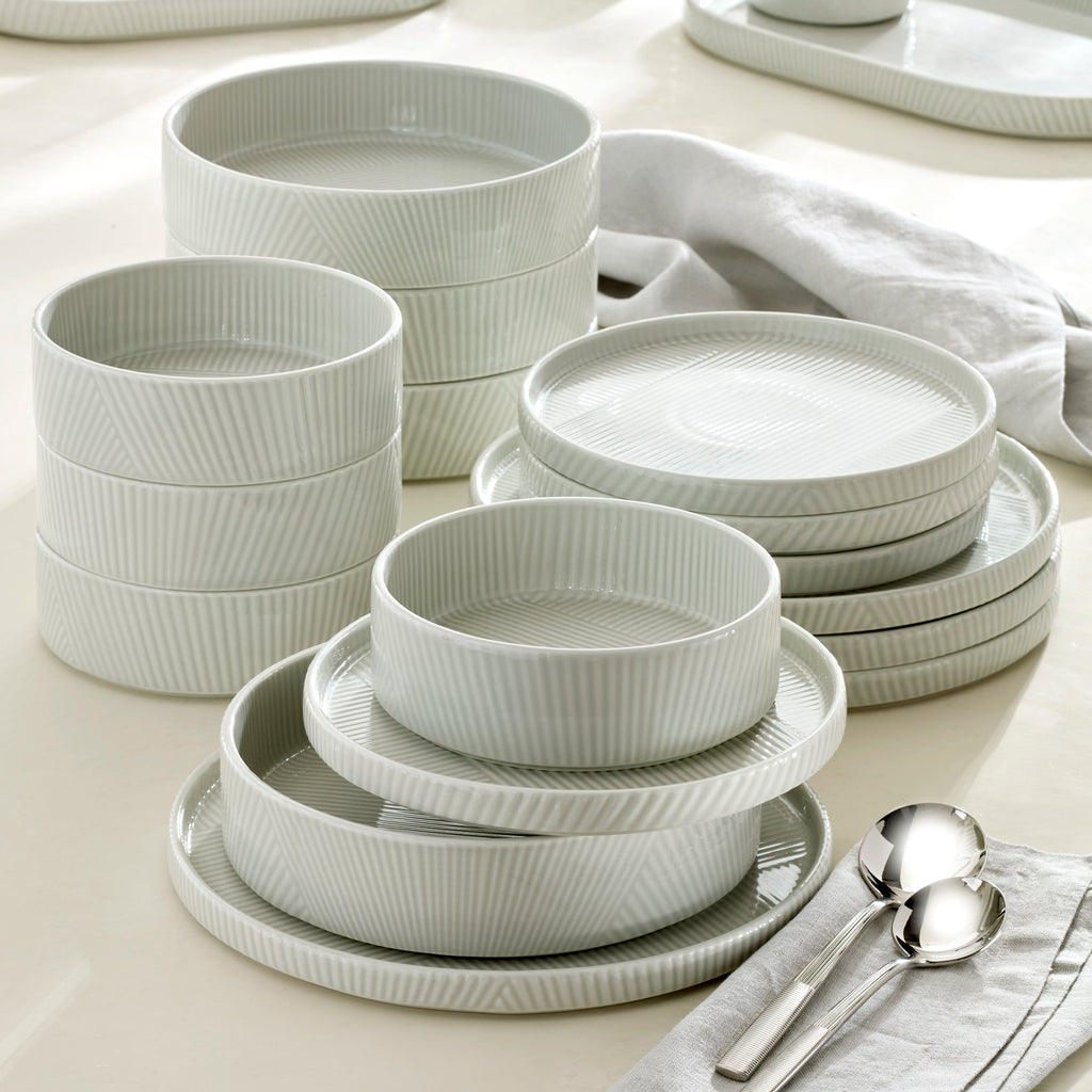 Lenox Modulus Vapor 16-Piece Dinnerware Set, porcelain