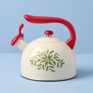Lenox Holiday Tea Kettle, aluminum/alloy