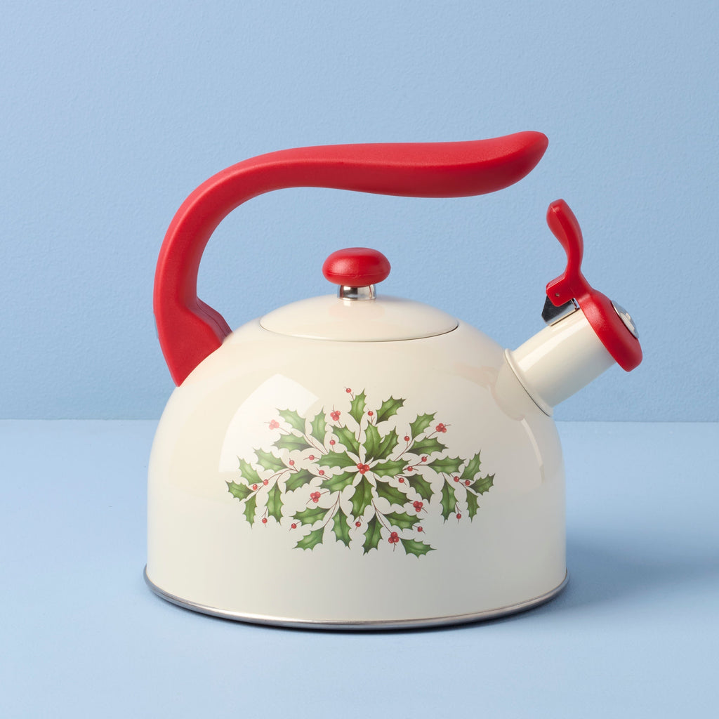 Lenox Holiday Tea Kettle, aluminum/alloy (view 2)