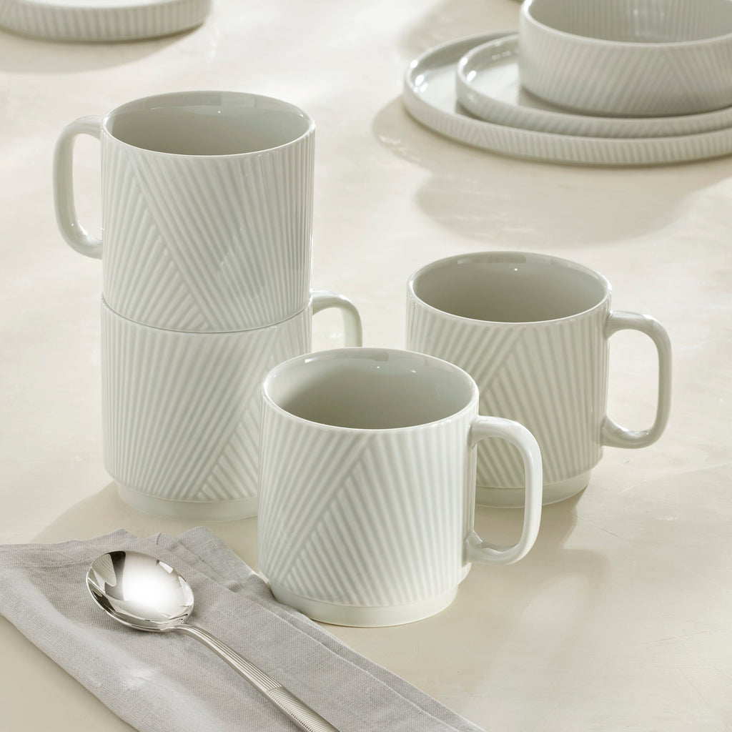 Lenox Modulus Vapor Mugs, Set of 4, porcelain (view 2)