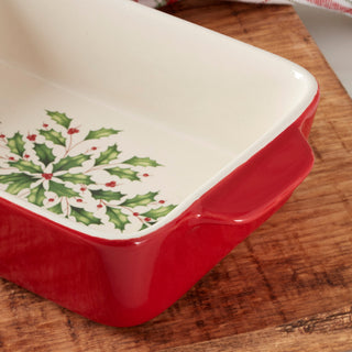 Lenox Holiday Rectangular Mini Baking Dish, stoneware (view 3)