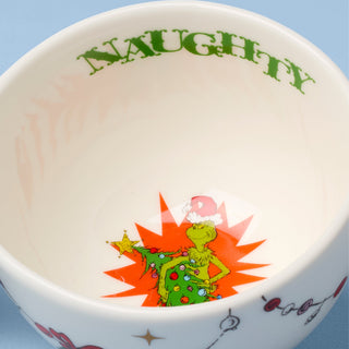Lenox Merry Grinchmas Naughty or Nice Double Dip Bowl, porcelain (view 6)