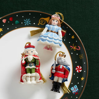 Lenox Nutcracker Ballet 3-Piece Ornament Set, porcelain (view 4)