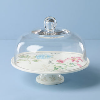 Lenox Butterfly Meadow 25th Anniversary Cake Plate, porcelain