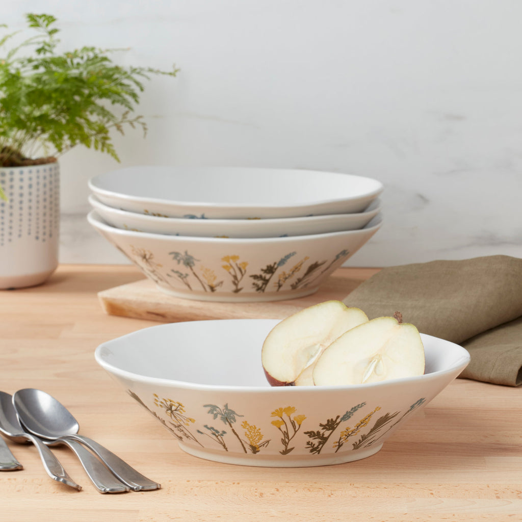 Lenox Wildflowers Dinner Bowls, Set of 4, stoneware (view 2)