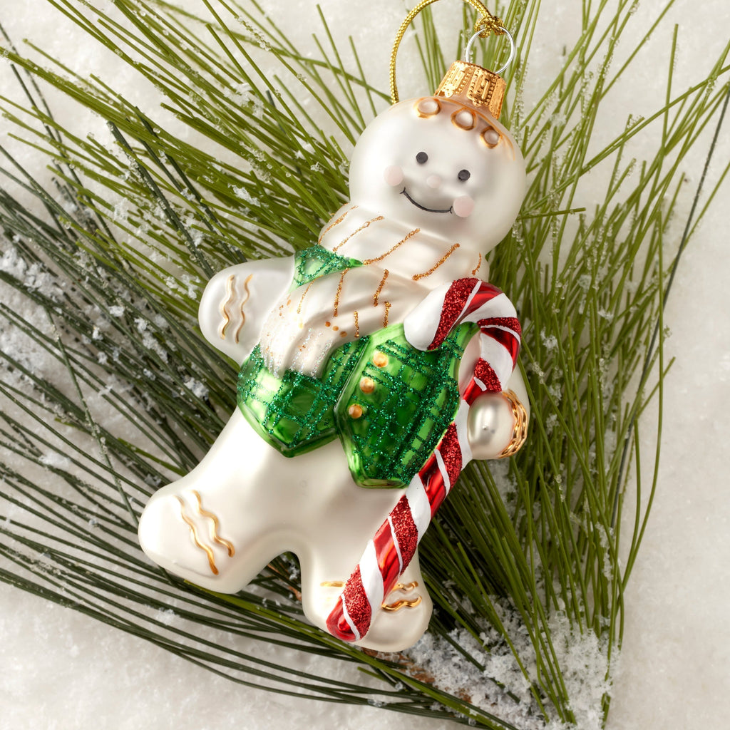 Lenox Blown Glass Gingerbread Ornament, glass (view 3)