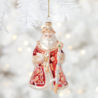 Lenox Blown Glass Santa Ornament, glass (view 3)