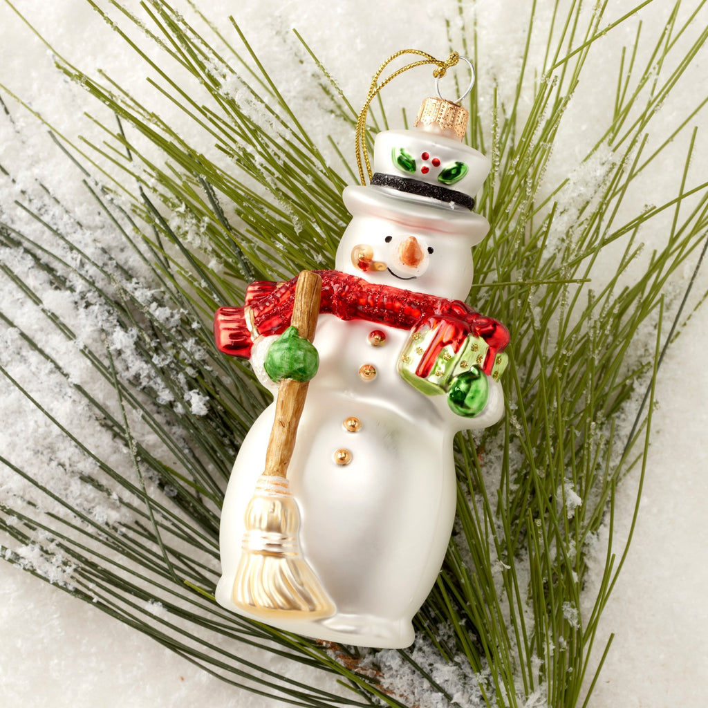Lenox Blown Glass Snowman Ornament, glass (view 2)